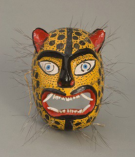 Mascara de la danza de los tecuanes en Mexico