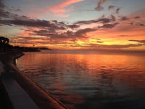 El bello malecón de Campeche