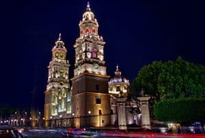 La bella catedral de Morelia